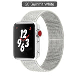 Band For Apple Watch Series 3/2/1 38MM 42MM Nylon Soft Breathable Replacement Strap Sport Loop for iwatch series 4 5 40MM 44MM - Techngeek