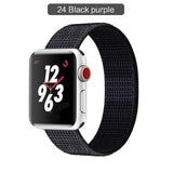 Band For Apple Watch Series 3/2/1 38MM 42MM Nylon Soft Breathable Replacement Strap Sport Loop for iwatch series 4 5 40MM 44MM - Techngeek