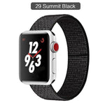 Band For Apple Watch Series 3/2/1 38MM 42MM Nylon Soft Breathable Replacement Strap Sport Loop for iwatch series 4 5 40MM 44MM - Techngeek