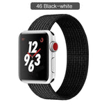 Band For Apple Watch Series 3/2/1 38MM 42MM Nylon Soft Breathable Replacement Strap Sport Loop for iwatch series 4 5 40MM 44MM - Techngeek