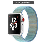 Band For Apple Watch Series 3/2/1 38MM 42MM Nylon Soft Breathable Replacement Strap Sport Loop for iwatch series 4 5 40MM 44MM - Techngeek