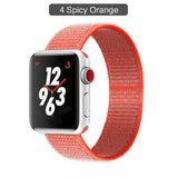 Band For Apple Watch Series 3/2/1 38MM 42MM Nylon Soft Breathable Replacement Strap Sport Loop for iwatch series 4 5 40MM 44MM - Techngeek