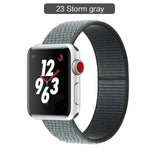 Band For Apple Watch Series 3/2/1 38MM 42MM Nylon Soft Breathable Replacement Strap Sport Loop for iwatch series 4 5 40MM 44MM - Techngeek