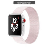 Band For Apple Watch Series 3/2/1 38MM 42MM Nylon Soft Breathable Replacement Strap Sport Loop for iwatch series 4 5 40MM 44MM - Techngeek