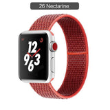 Band For Apple Watch Series 3/2/1 38MM 42MM Nylon Soft Breathable Replacement Strap Sport Loop for iwatch series 4 5 40MM 44MM - Techngeek