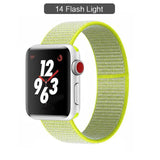 Band For Apple Watch Series 3/2/1 38MM 42MM Nylon Soft Breathable Replacement Strap Sport Loop for iwatch series 4 5 40MM 44MM - Techngeek