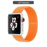 Band For Apple Watch Series 3/2/1 38MM 42MM Nylon Soft Breathable Replacement Strap Sport Loop for iwatch series 4 5 40MM 44MM - Techngeek