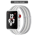 Band For Apple Watch Series 3/2/1 38MM 42MM Nylon Soft Breathable Replacement Strap Sport Loop for iwatch series 4 5 40MM 44MM - Techngeek