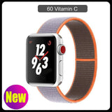 Band For Apple Watch Series 3/2/1 38MM 42MM Nylon Soft Breathable Replacement Strap Sport Loop for iwatch series 4 5 40MM 44MM - Techngeek