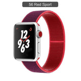 Band For Apple Watch Series 3/2/1 38MM 42MM Nylon Soft Breathable Replacement Strap Sport Loop for iwatch series 4 5 40MM 44MM - Techngeek