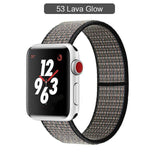 Band For Apple Watch Series 3/2/1 38MM 42MM Nylon Soft Breathable Replacement Strap Sport Loop for iwatch series 4 5 40MM 44MM - Techngeek