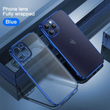 Luxury Case For iPhone 12 / Mini / Pro / Pro Max Silicon Clear Fitted Soft Case for iPhone 12 Pro Max Bumper Transparent Cover - Techngeek