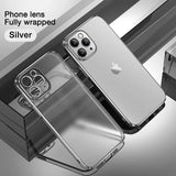 Luxury Case For iPhone 12 / Mini / Pro / Pro Max Silicon Clear Fitted Soft Case for iPhone 12 Pro Max Bumper Transparent Cover - Techngeek