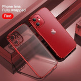 Luxury Case For iPhone 12 / Mini / Pro / Pro Max Silicon Clear Fitted Soft Case for iPhone 12 Pro Max Bumper Transparent Cover - Techngeek