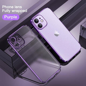 Luxury Case For iPhone 12 / Mini / Pro / Pro Max Silicon Clear Fitted Soft Case for iPhone 12 Pro Max Bumper Transparent Cover - Techngeek