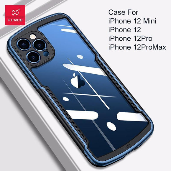 Transparent Case For iPhone 12 Pro Max Case Shockproof Cover Protective Transparent Case For iPhone12 Mini Pro Max 5.4 6.1 6.7 Cases - Techngeek