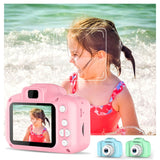 Kids Digital Camera 2 Inch HD Screen Cartoon Cameras Video Recorder Camcorder Children's Toys Fun Games