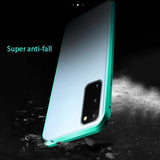 Magnetic Adsorption Metal Case For Samsung Galaxy S20 S8 S9 S10 Double-Sided Glass