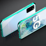 Magnetic Adsorption Metal Case For Samsung Galaxy S20 S8 S9 S10 Double-Sided Glass