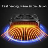 4 IN 1 12V/24V 120W Car Heater Electric Cooling Heating Fan Portable Electric Dryer Windshield Defogging Demister Defroster